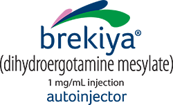 Brekiya (dihydroergotamine mesylate) autoinjector